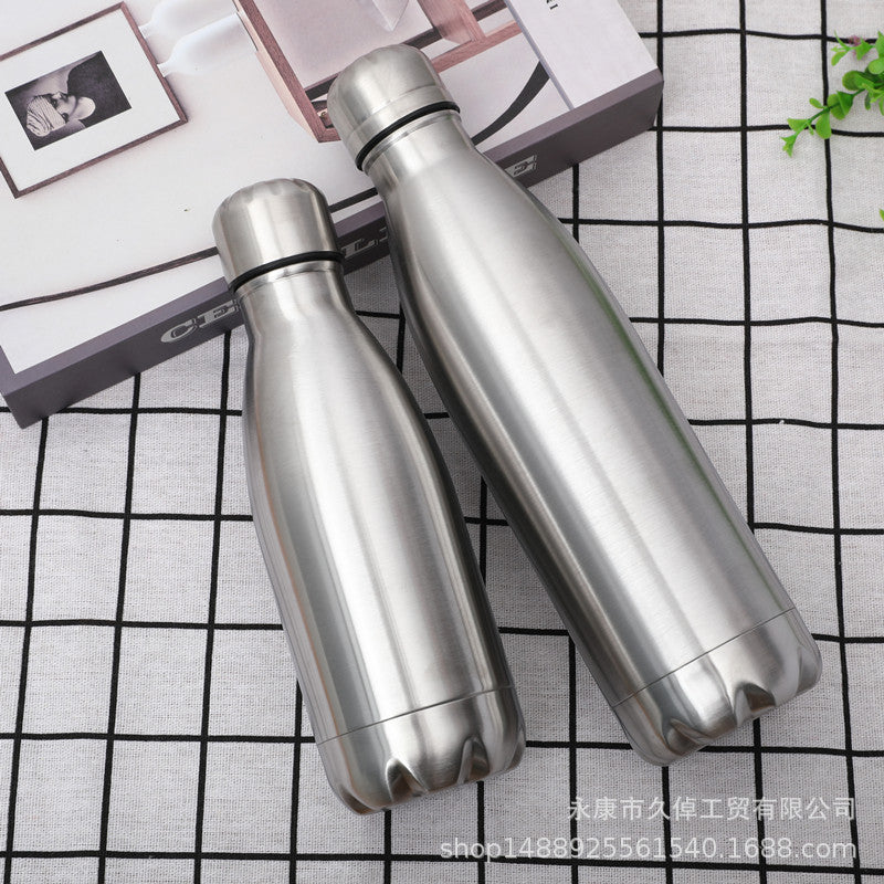 Stainless Steel Coke Bottle Sports Water Cup Stainless Steel Sports Water Bottle Single Layer Coke Bottle