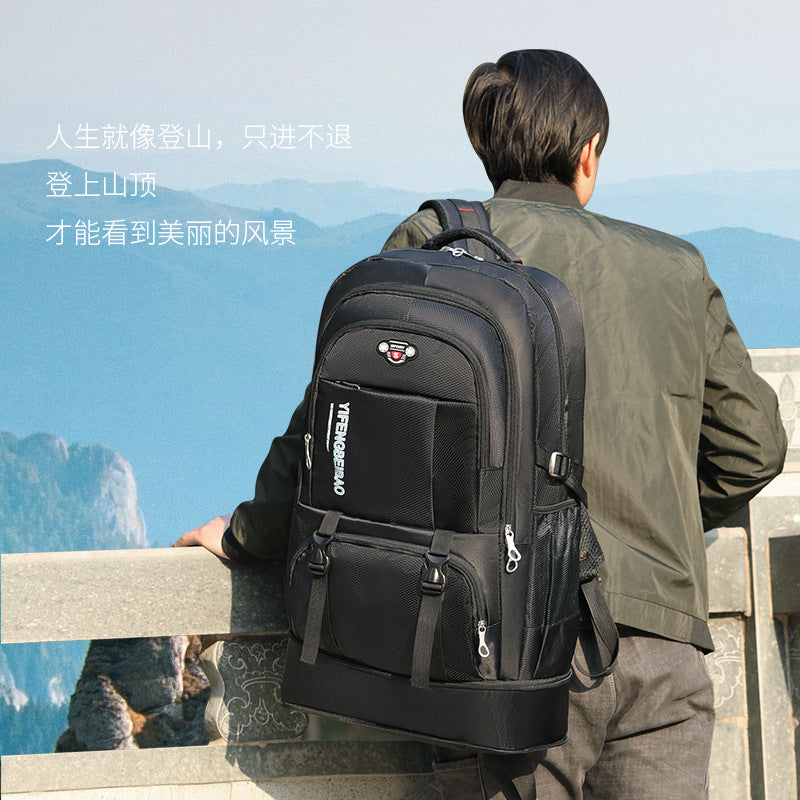 Large Backpack Men's Large Travel Backpack Women's Travel Mountaineering Outdoor Large-capacity Luggage Backpack