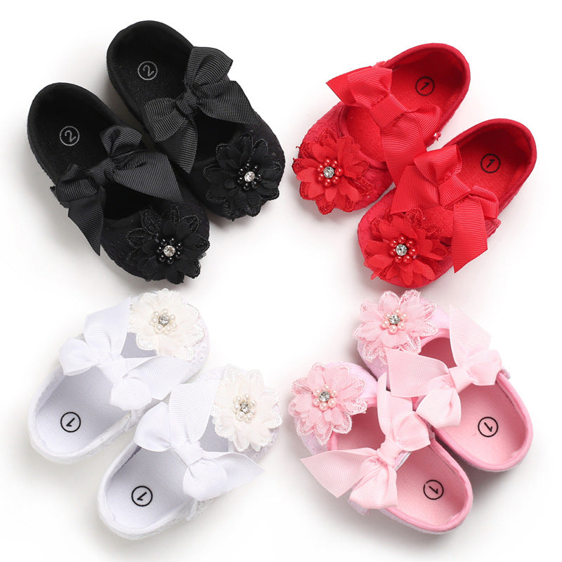 Baby Soft-soled Non-slip Princess Toddler Shoes 0-1 Year Old