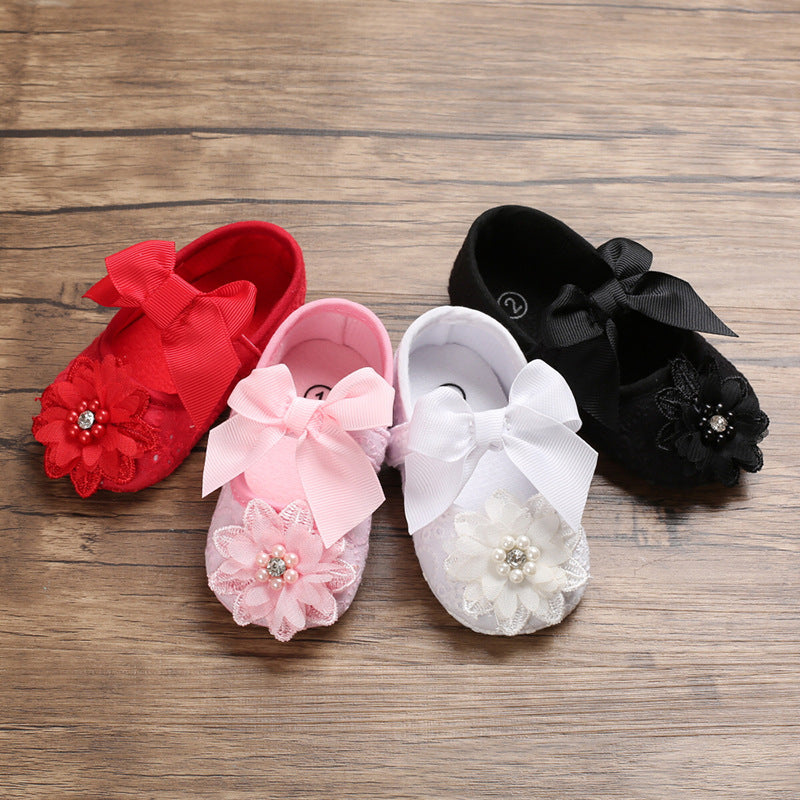 Baby Soft-soled Non-slip Princess Toddler Shoes 0-1 Year Old