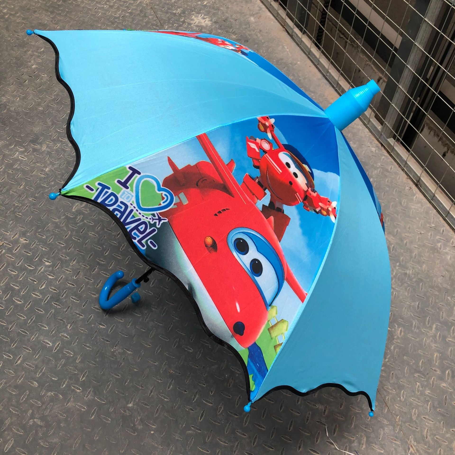 Spot Ice Princess Waterproof Cover Umbrella Rain Cover Cartoon Automatic Children's Umbrella Custom Logo Primary School Umbrella