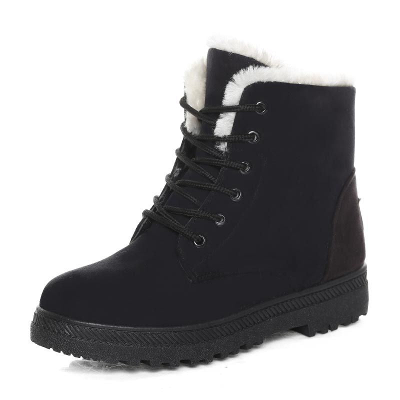 New Women's Snow Boots Wholesale Winter New Women's Winter Shoes Women's Warm Mid-calf Women's Cotton Shoes Boots