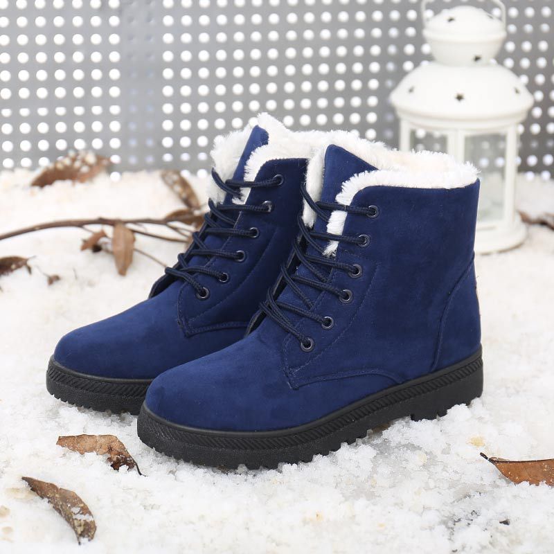 New Women's Snow Boots Wholesale Winter New Women's Winter Shoes Women's Warm Mid-calf Women's Cotton Shoes Boots