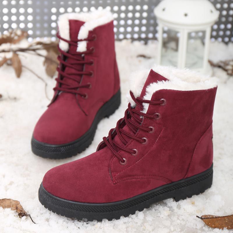 New Women's Snow Boots Wholesale Winter New Women's Winter Shoes Women's Warm Mid-calf Women's Cotton Shoes Boots