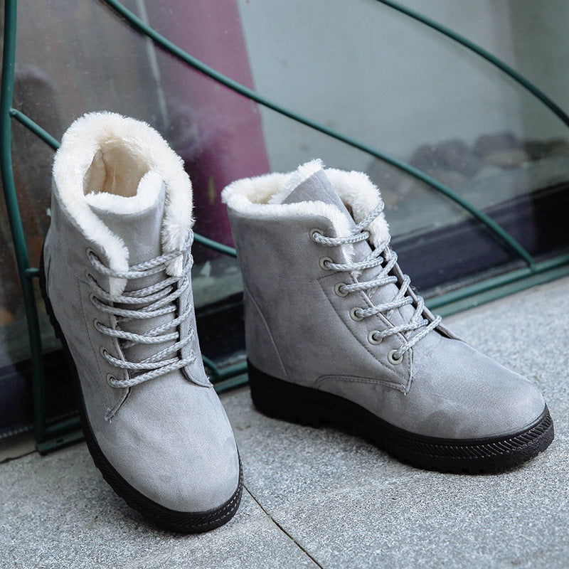 New Women's Snow Boots Wholesale Winter New Women's Winter Shoes Women's Warm Mid-calf Women's Cotton Shoes Boots