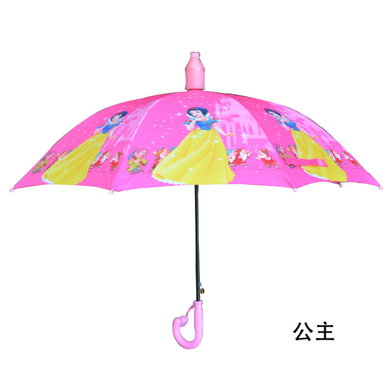 Spot Ice Princess Waterproof Cover Umbrella Rain Cover Cartoon Automatic Children's Umbrella Custom Logo Primary School Umbrella
