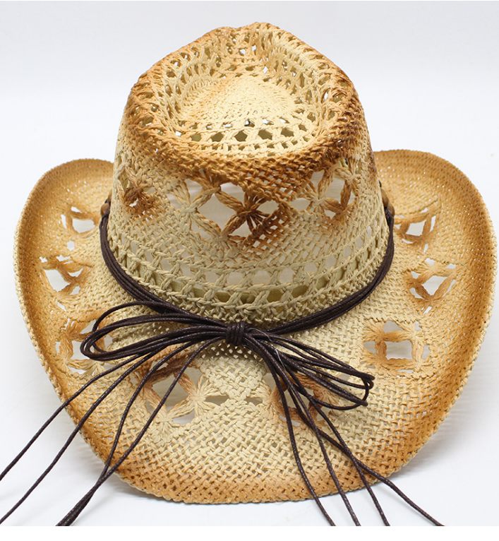 Ethnic wind skeleton cowboy hat Amazon Selling Mall hot selling men's hats summer beach hat western cowboy