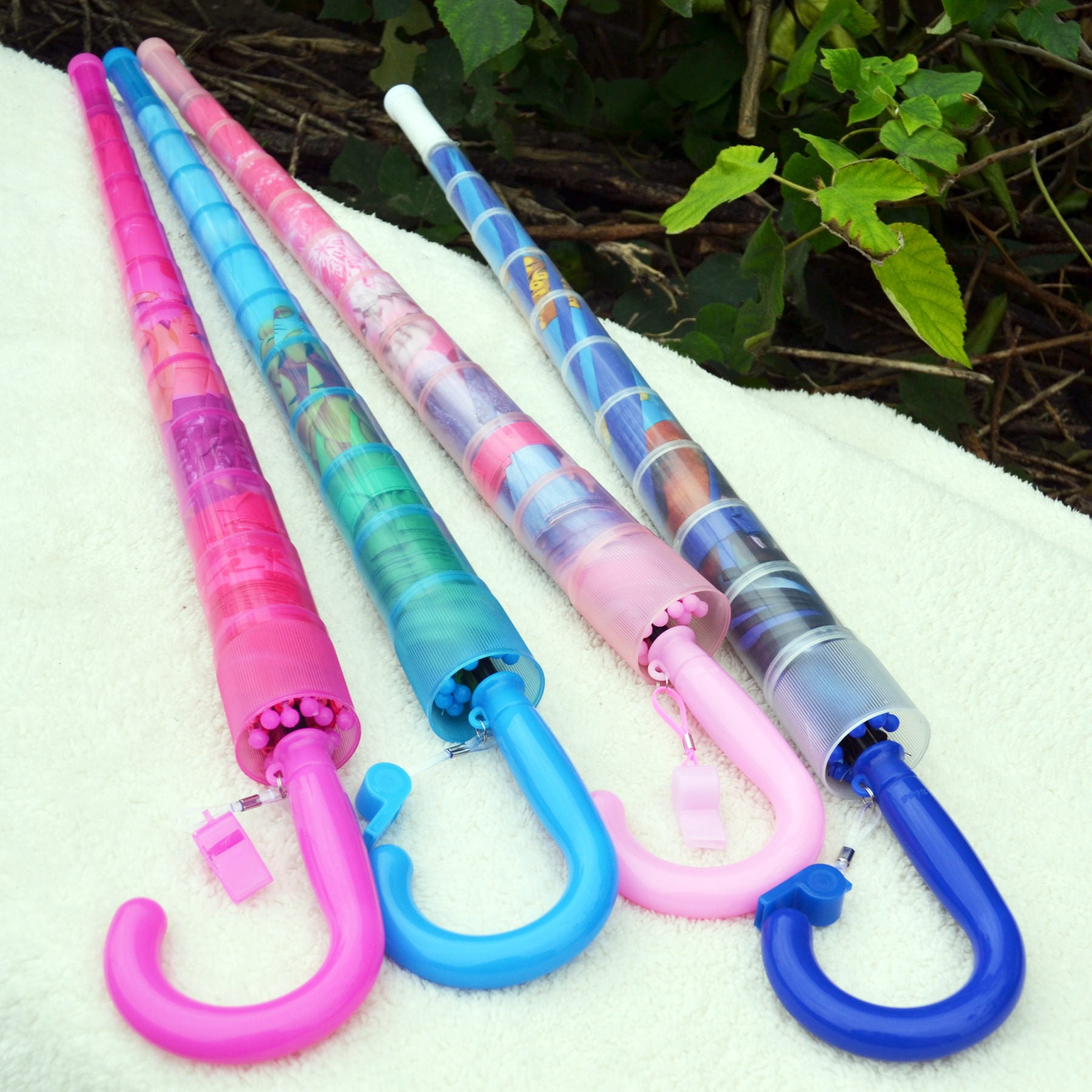 Spot Ice Princess Waterproof Cover Umbrella Rain Cover Cartoon Automatic Children's Umbrella Custom Logo Primary School Umbrella