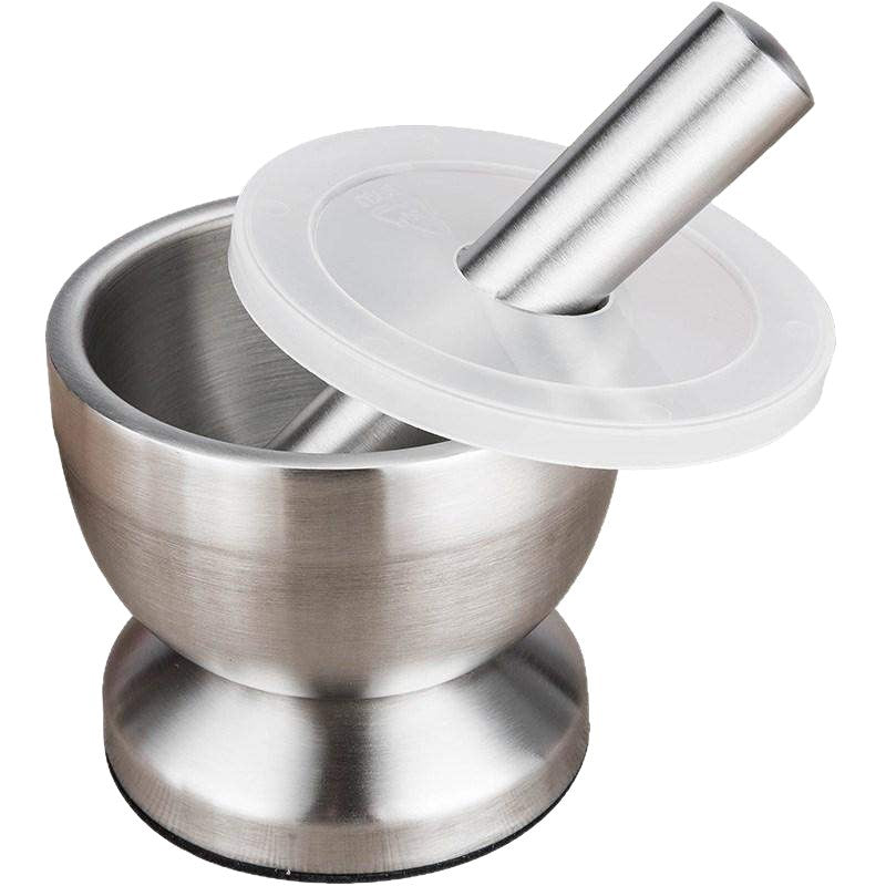 Stainless steel garlic mincer