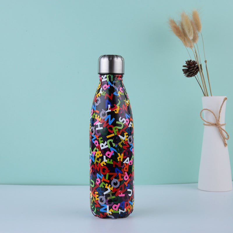 New Creative Coke Bottle Thermos Custom Stainless Steel Thermos Outdoor Sports Water Cup