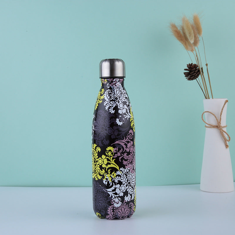 New Creative Coke Bottle Thermos Custom Stainless Steel Thermos Outdoor Sports Water Cup