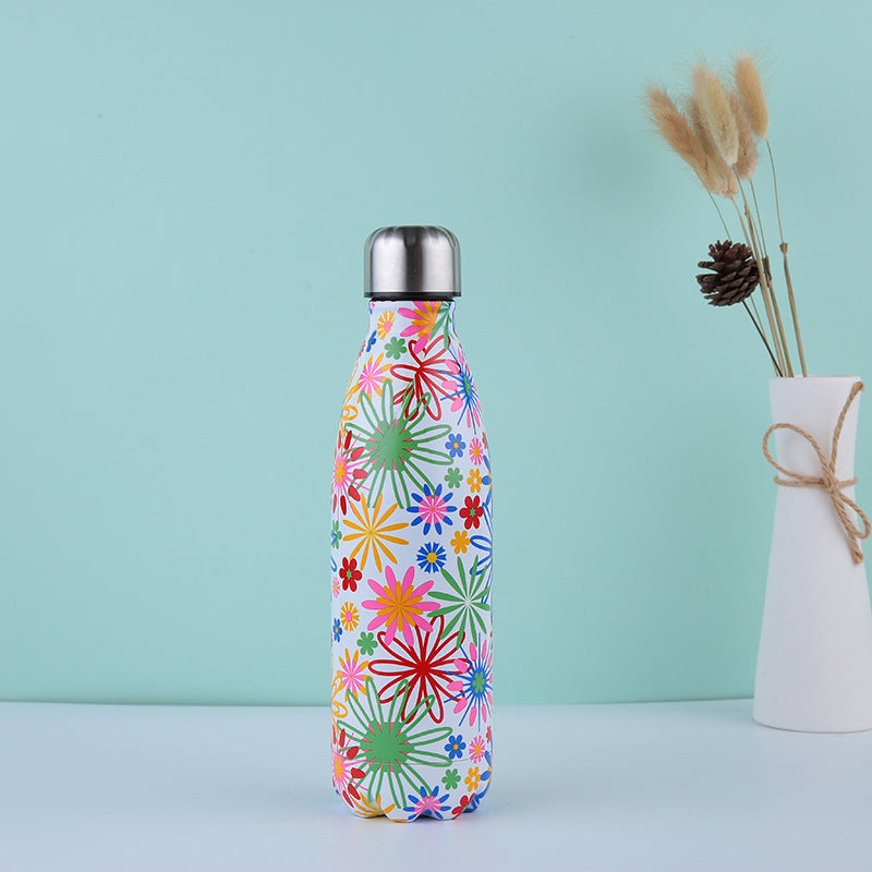 New Creative Coke Bottle Thermos Custom Stainless Steel Thermos Outdoor Sports Water Cup