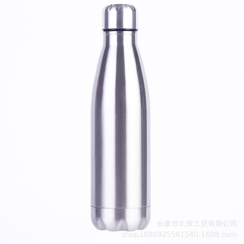 Stainless Steel Coke Bottle Sports Water Cup Stainless Steel Sports Water Bottle Single Layer Coke Bottle