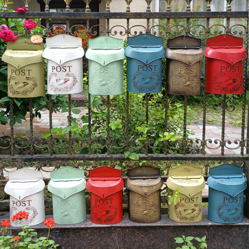 Wall Decoration Iron Mailbox