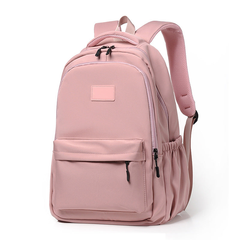 New School Bag Lightweight Travel Backpack Large-capacity Laptop Bag Junior High School College Students Simple Backpack