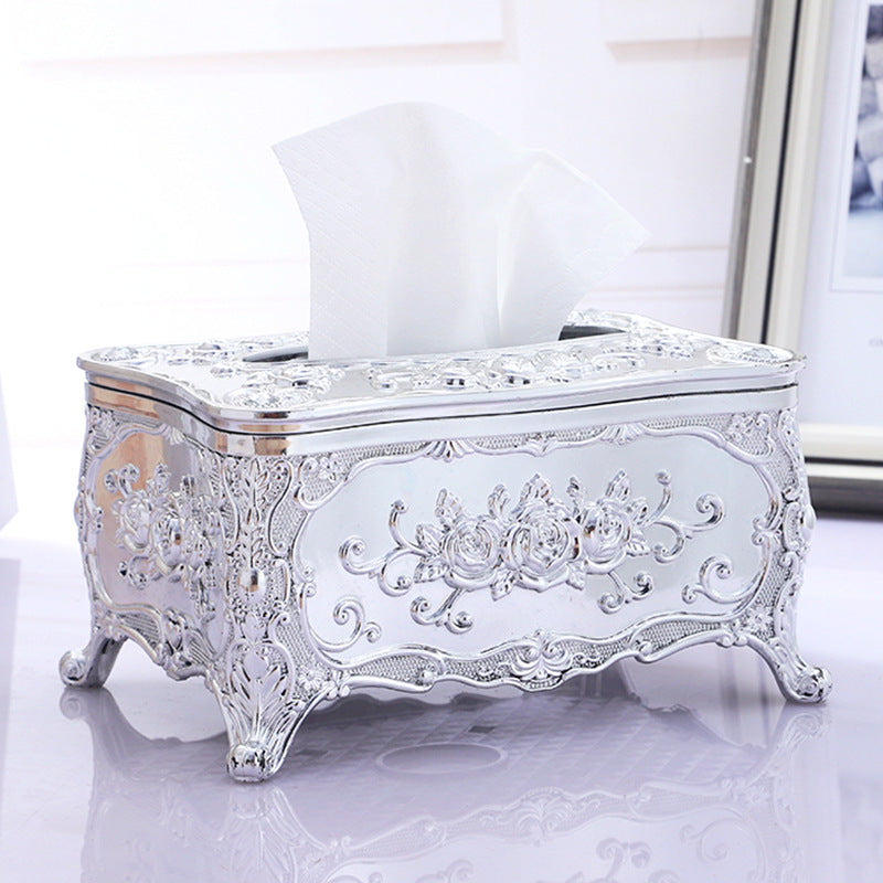 European-Style Luxury Tissue Box Universal Holder For Home Office Decoration