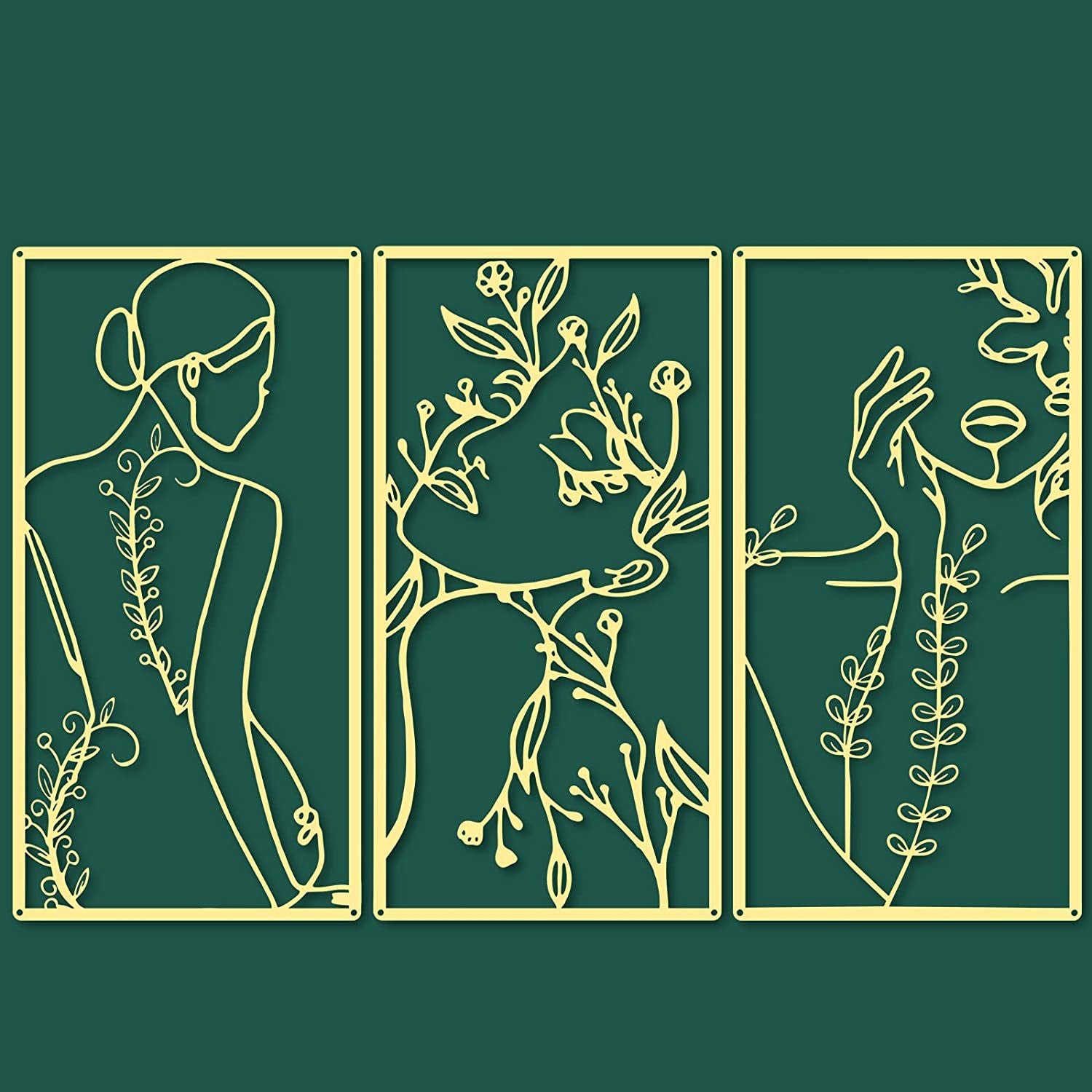 Metal Iron Silhouette Art Wall Hanging Ornaments Home