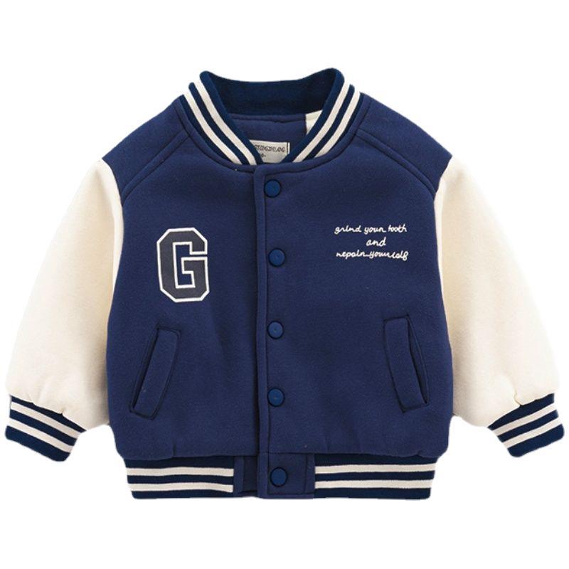 Boys Fleece Baseball Jacket