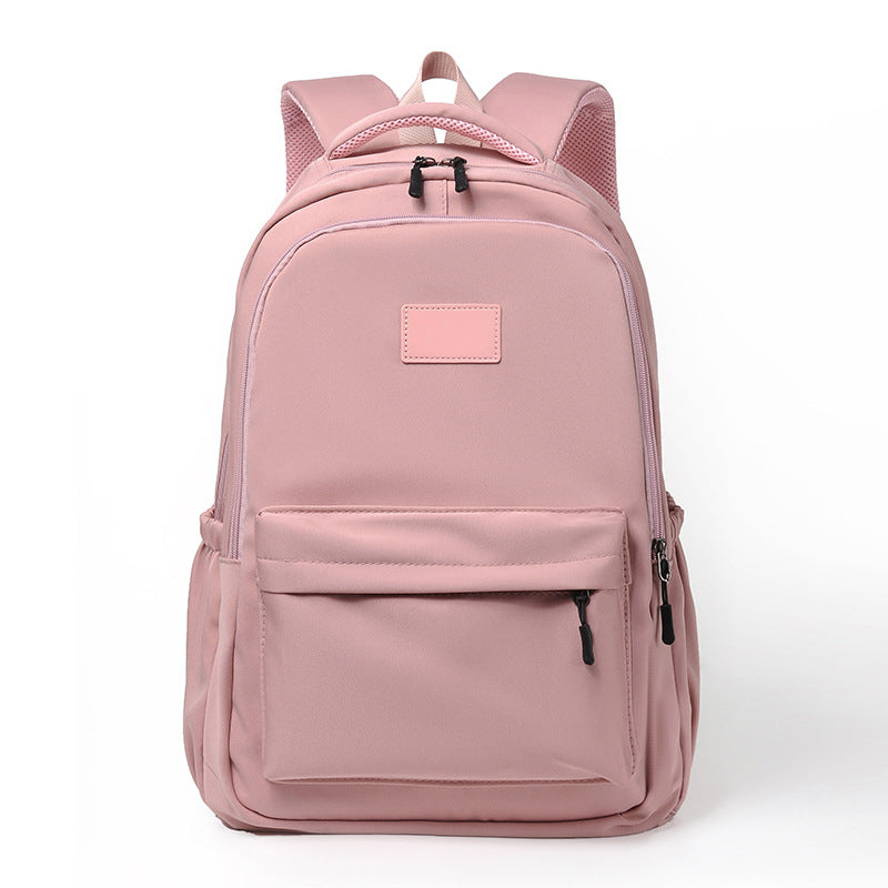 New School Bag Lightweight Travel Backpack Large-capacity Laptop Bag Junior High School College Students Simple Backpack