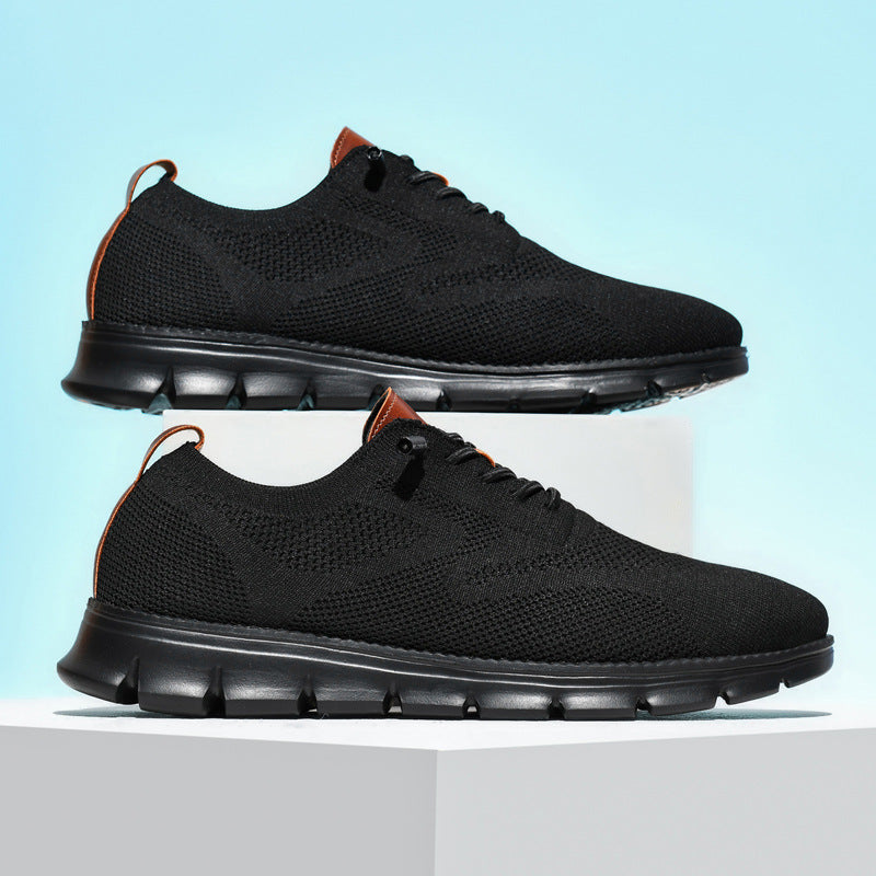 Men's Shoes Summer Breathable Sports Shoes Fly Mesh Shoes Men's Cross-border Large Size 48 Size Running Shoes