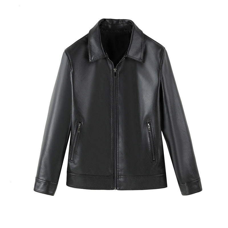 Pu Leather Jacket Men
