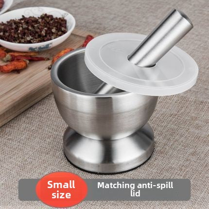 Stainless steel garlic mincer