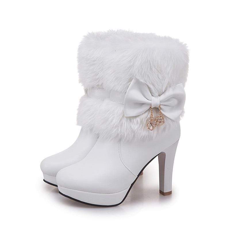 Sweet princess high heel women&amp;amp;#039;s shoes autumn and winter boots